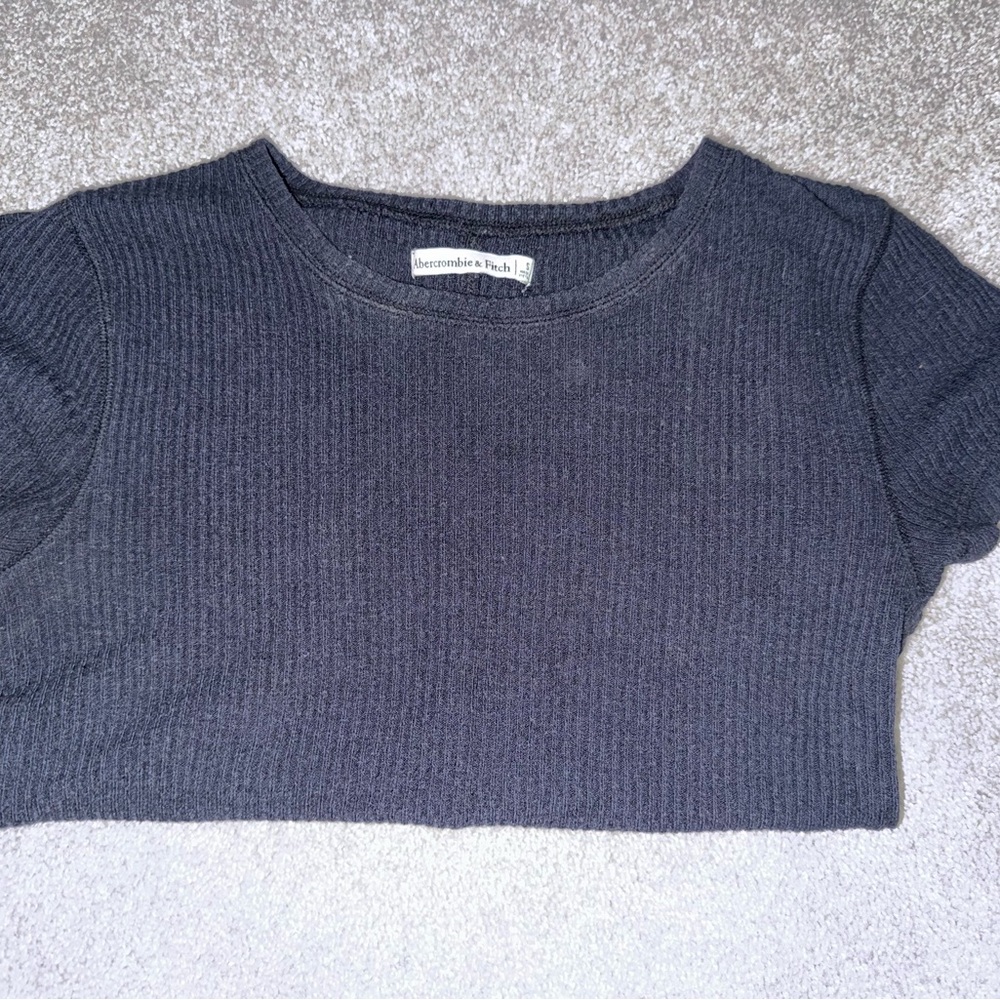 Abercrombie Basic Black Tee - image 2